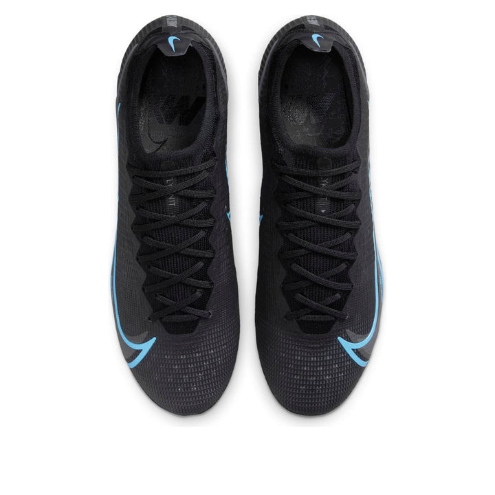 NIKE VAPOR 14 ELITE FG FLYKNIT BLACK IRON GREY BLUE