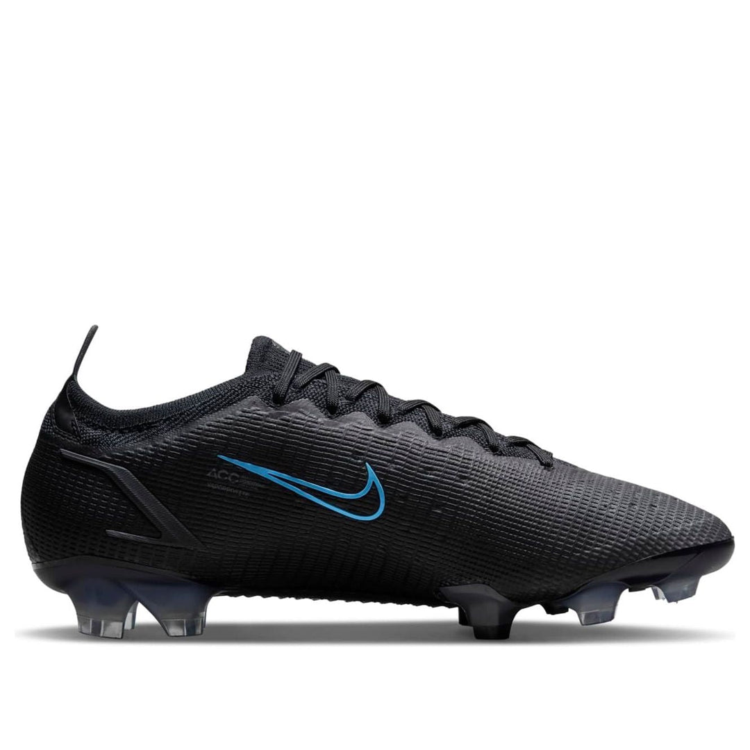NIKE VAPOR 14 ELITE FG FLYKNIT BLACK IRON GREY BLUE