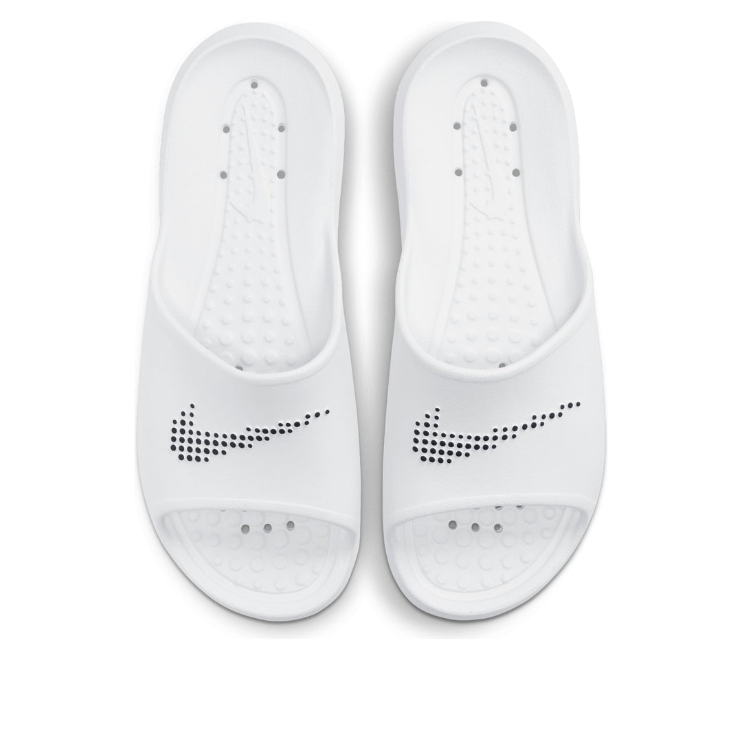 NIKE VICTORI ONE SHOWER SLIDE WHITE POLKA DOT SWOOSH