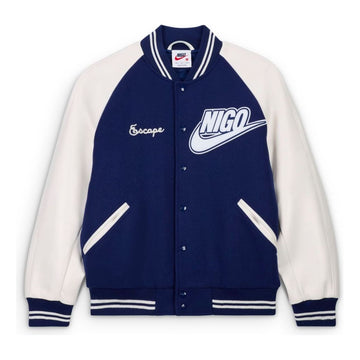 NIKE X NIGO NRG VARSITY JACKET NAVY — Stock