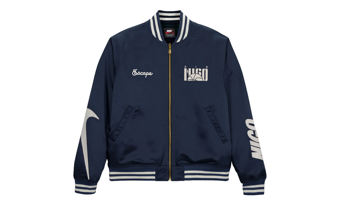 NIKE X NIGO SOUVENIR JACKET MIDNIGHT NAVY/BLACK