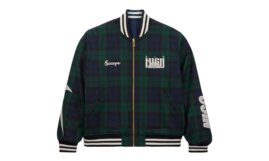 NIKE X NIGO SOUVENIR JACKET MIDNIGHT NAVY/BLACK