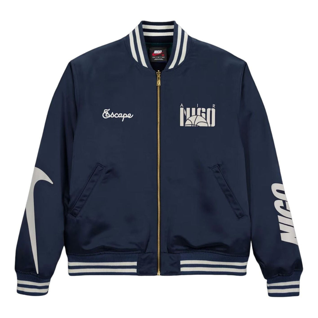 NIKE X NIGO SOUVENIR JACKET MIDNIGHT NAVY/BLACK