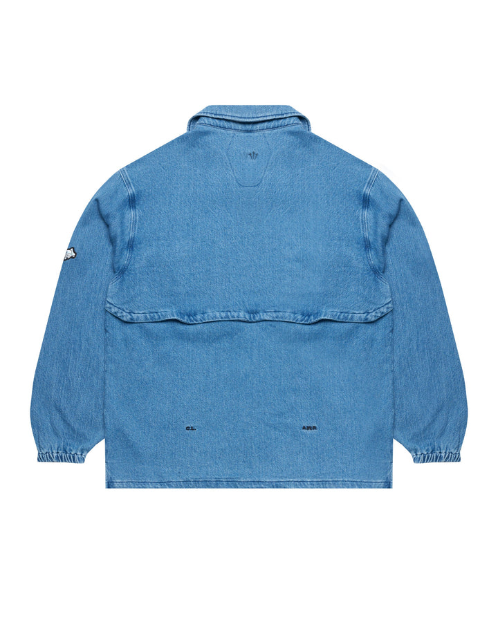 NIKE X NOCTA OPAL LILY PAD DENIM SHIRT BLUE DENIM