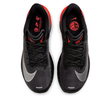 NIKE ZOOM FLY 6 BLACK METALLIC SILVER CRIMSON — Stock