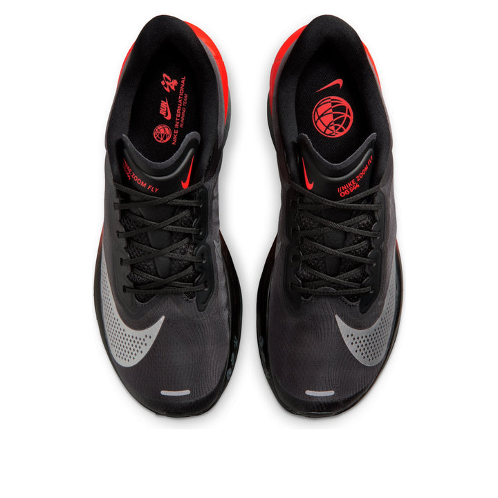NIKE ZOOM FLY 6 BLACK METALLIC SILVER CRIMSON