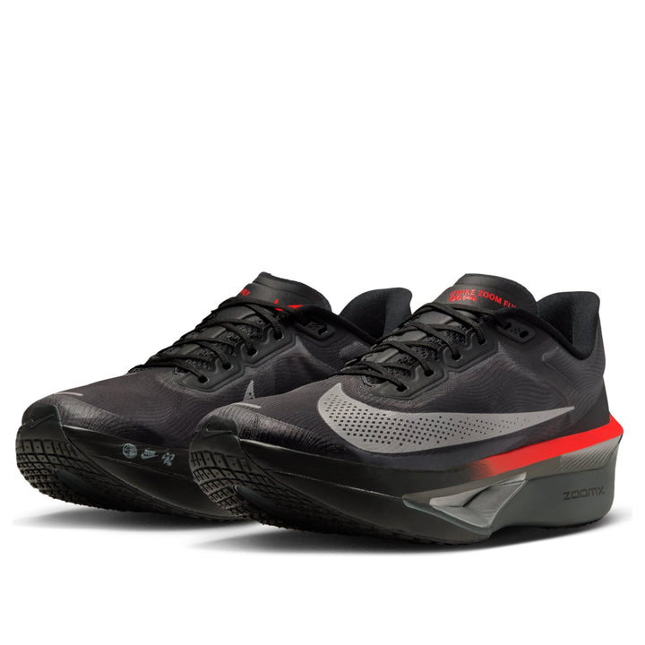 NIKE ZOOM FLY 6 BLACK METALLIC SILVER CRIMSON