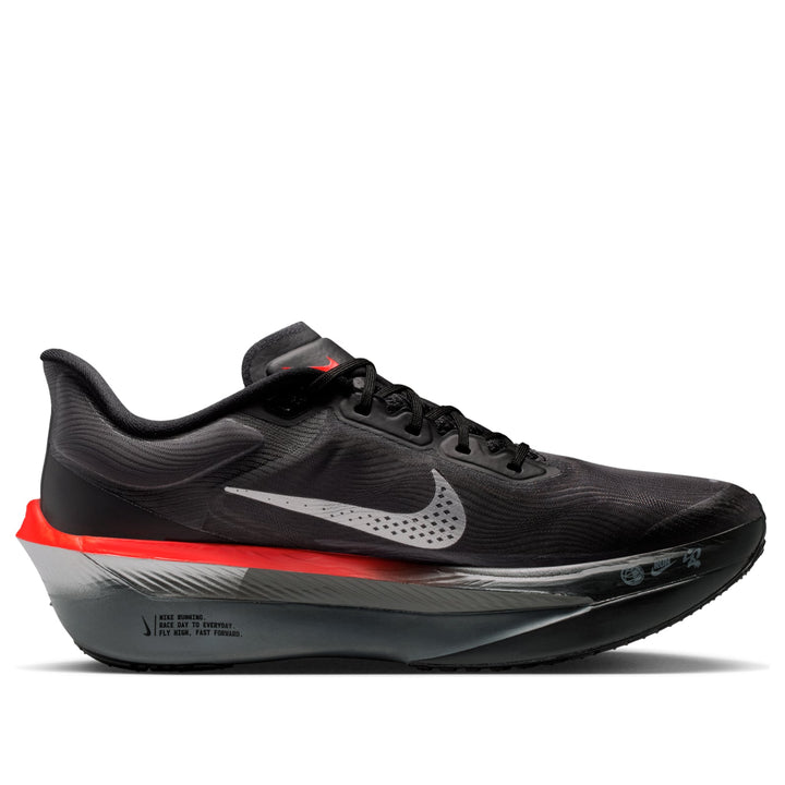 NIKE ZOOM FLY 6 BLACK METALLIC SILVER CRIMSON