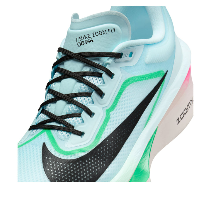 NIKE ZOOM FLY 6 GLACIER ICE HYPER PINK GREEN SHOCK BLACK