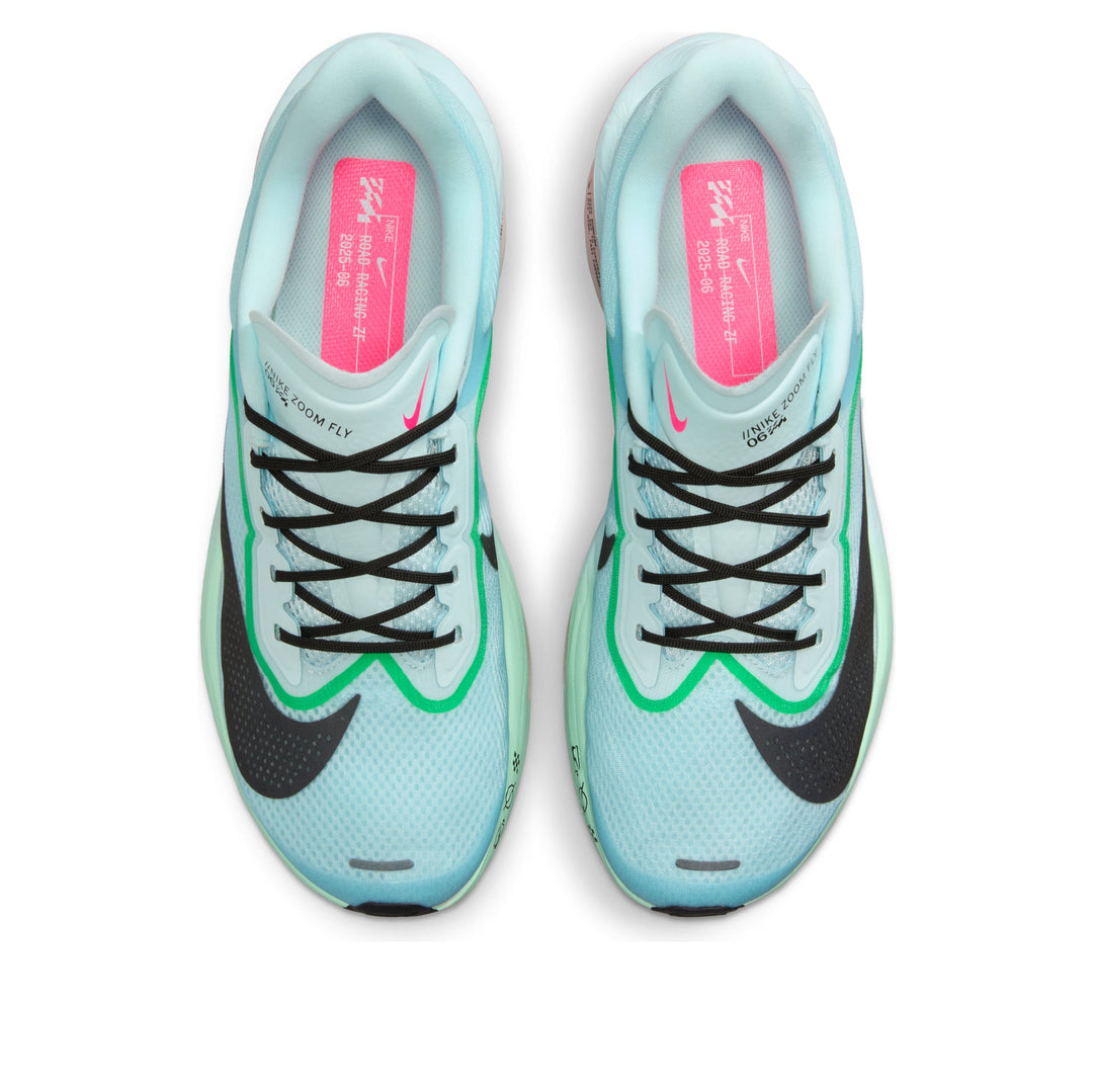 NIKE ZOOM FLY 6 GLACIER ICE HYPER PINK GREEN SHOCK BLACK