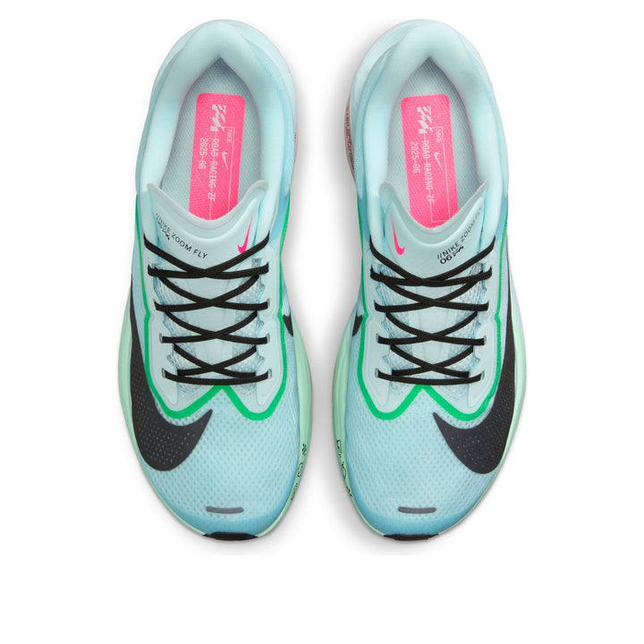 NIKE ZOOM FLY 6 GLACIER ICE HYPER PINK GREEN SHOCK BLACK