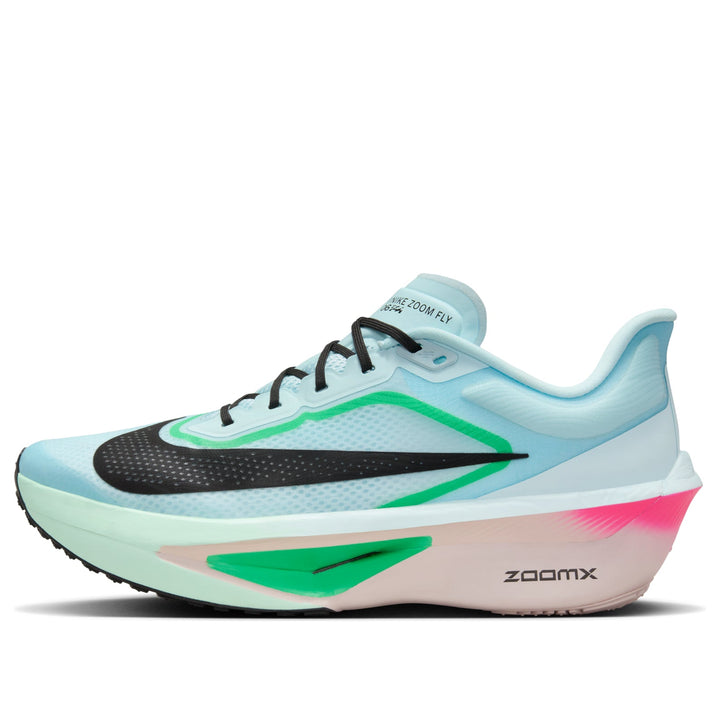 NIKE ZOOM FLY 6 GLACIER ICE HYPER PINK GREEN SHOCK BLACK