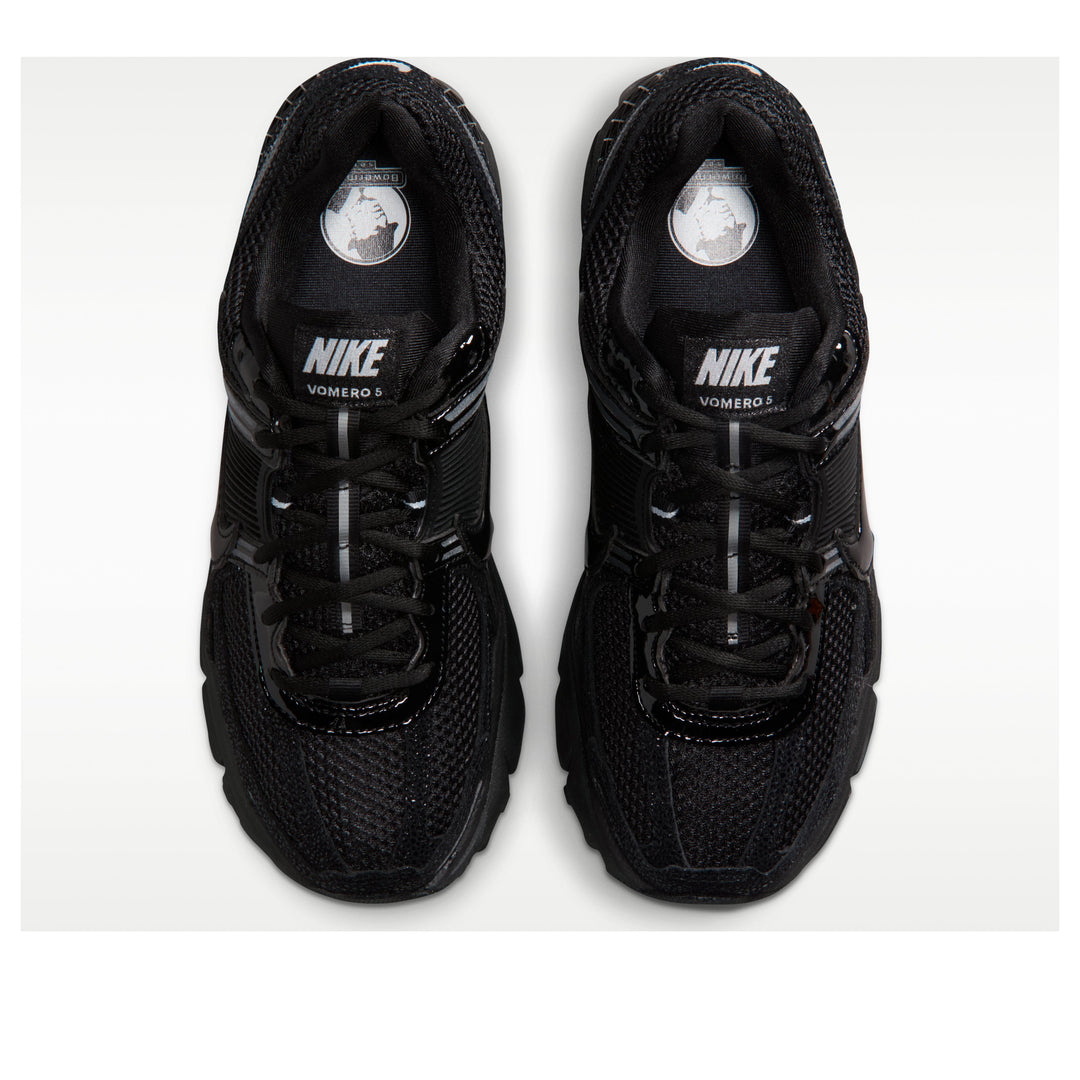 NIKE ZOOM VOMERO 5 BLACK PATENT (WOMEN&