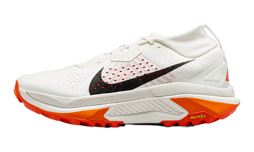NIKE ZOOMX ACG ZEGAMA SUMMIT WHITE SAFETY ORANGE BLACK — Stock
