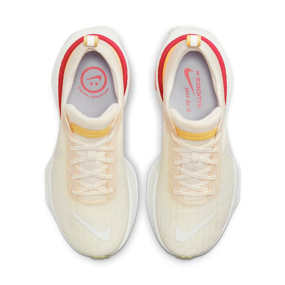 NIKE ZOOMX INVINCIBLE RUN 3 LIGHT CREAM TOPAZ GOLD SEA CORAL WOMENS
