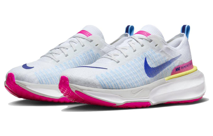 NIKE ZOOMX INVINCIBLE RUN 3 WHITE DEEP ROYAL FIERCE PINK