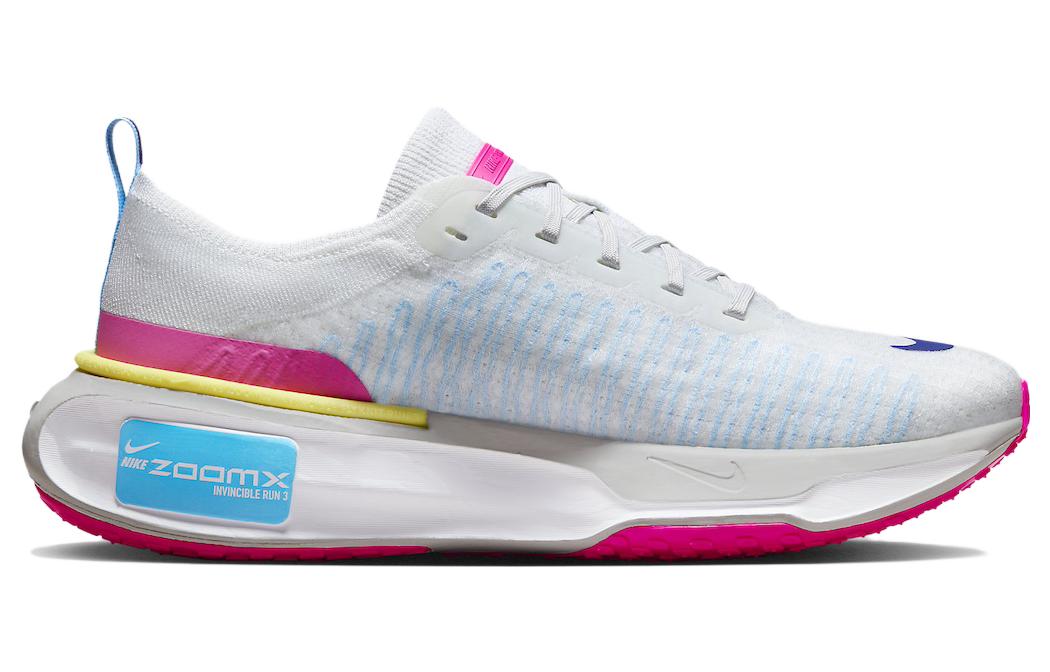 NIKE ZOOMX INVINCIBLE RUN 3 WHITE DEEP ROYAL FIERCE PINK