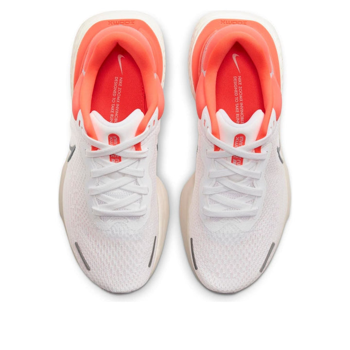 NIKE ZOOMX INVINCIBLE RUN FLYKNIT WHITE BRIGHT MANGO WOMENS