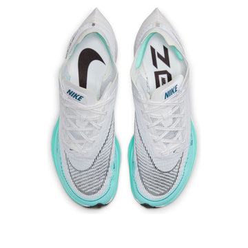 NIKE ZOOMX VAPORFLY NEXT% 2 WHITE AURORA GREEN WOMENS — Stock