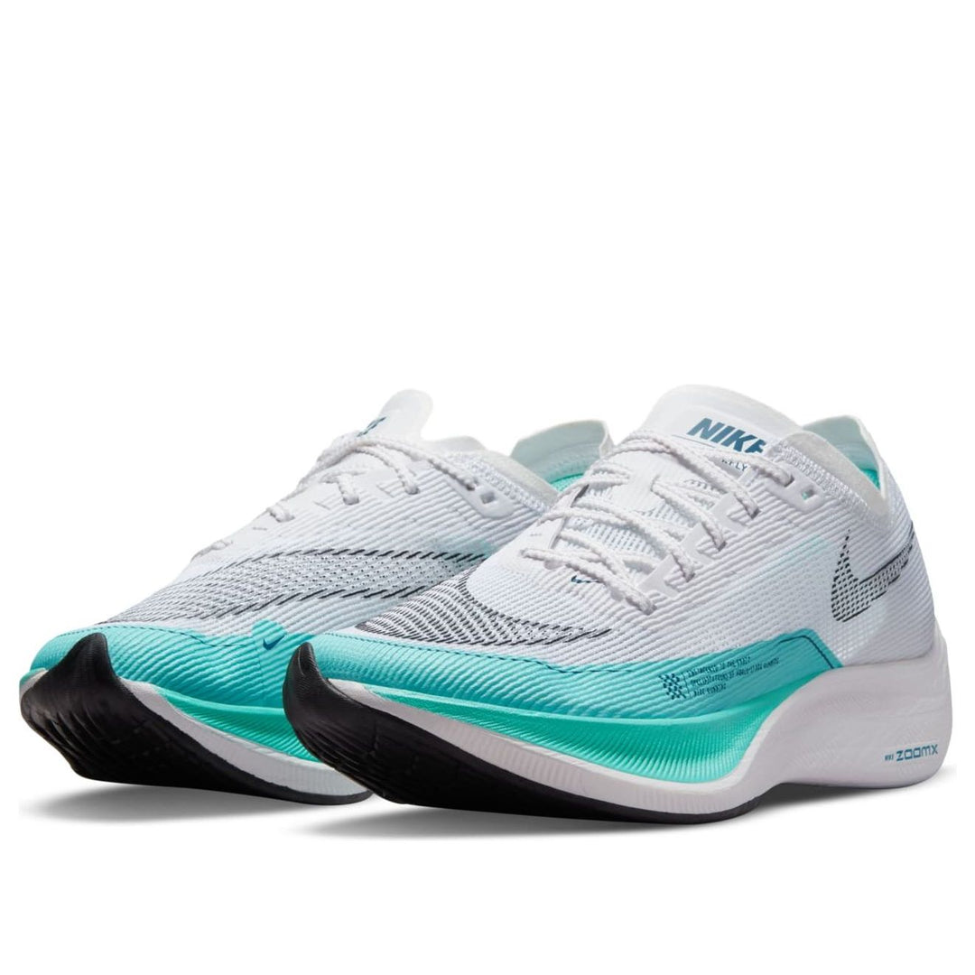 NIKE ZOOMX VAPORFLY NEXT% 2 WHITE AURORA GREEN WOMENS