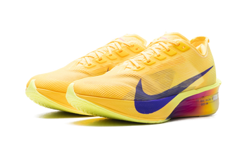 NIKE ZOOMX VAPORFLY NEXT% 4 LA 26.2 CITRON PULSE INDIGO BURST WOMENS — Stock