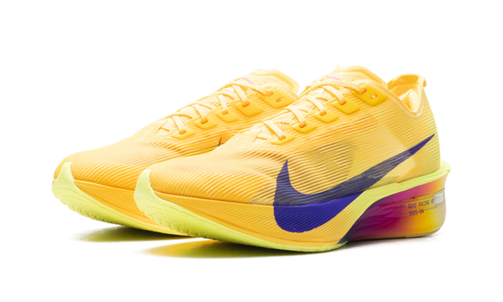 NIKE ZOOMX VAPORFLY NEXT% 4 LA 26.2 CITRON PULSE INDIGO BURST WOMENS
