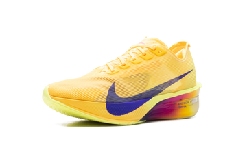 NIKE ZOOMX VAPORFLY NEXT% 4 LA 26.2 CITRON PULSE INDIGO BURST WOMENS — Stock