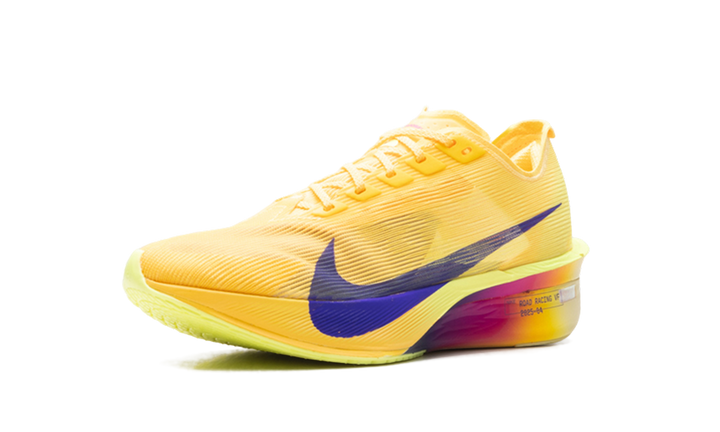 NIKE ZOOMX VAPORFLY NEXT% 4 LA 26.2 CITRON PULSE INDIGO BURST WOMENS