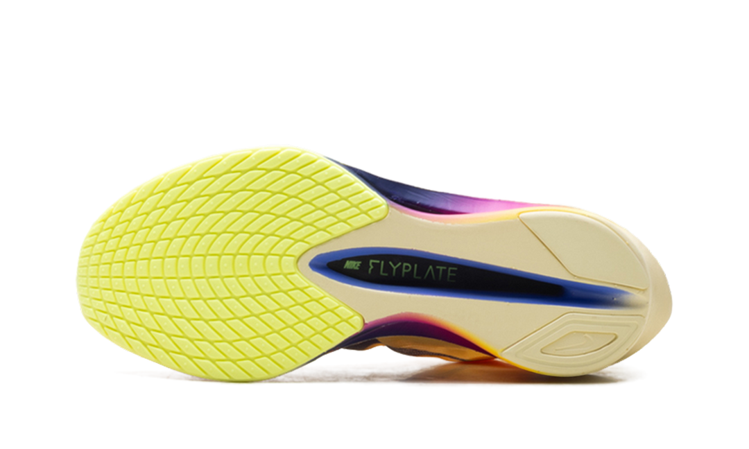 NIKE ZOOMX VAPORFLY NEXT% 4 LA 26.2 CITRON PULSE INDIGO BURST WOMENS