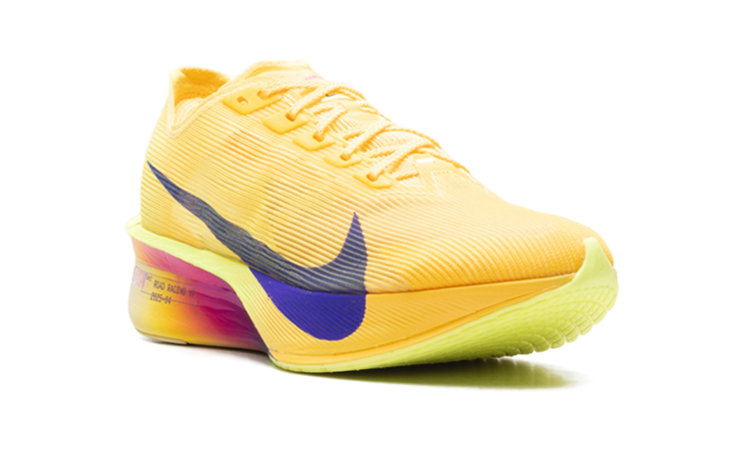 NIKE ZOOMX VAPORFLY NEXT% 4 LA 26.2 CITRON PULSE INDIGO BURST WOMENS