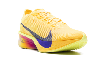 NIKE ZOOMX VAPORFLY NEXT% 4 LA 26.2 CITRON PULSE INDIGO BURST WOMENS — Stock