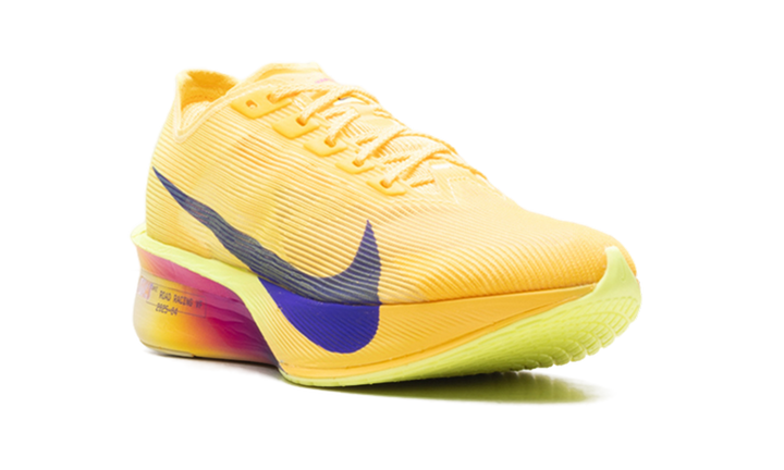 NIKE ZOOMX VAPORFLY NEXT% 4 LA 26.2 CITRON PULSE INDIGO BURST WOMENS