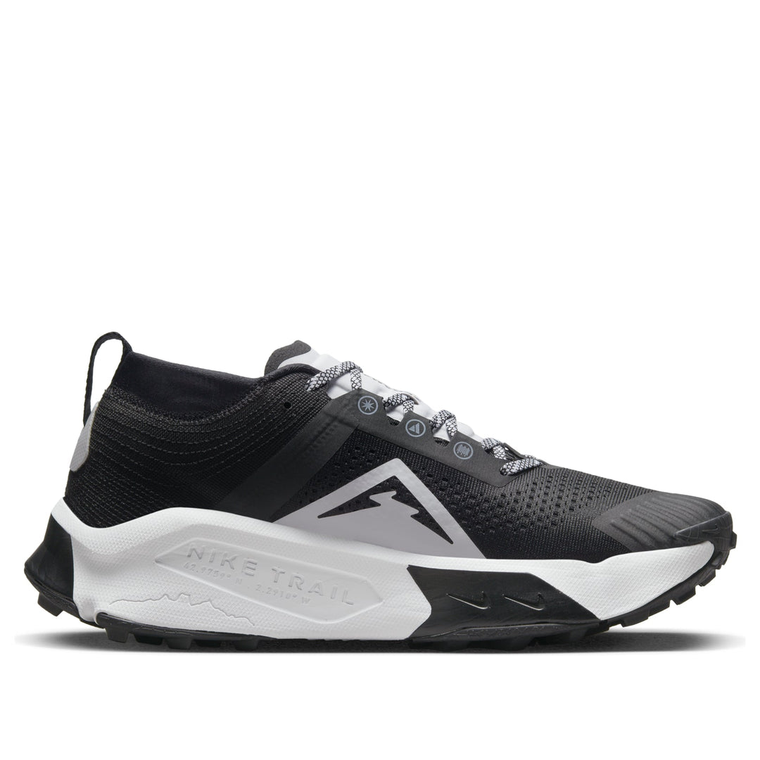 NIKE ZOOMX ZEGAMA TRAIL BLACK WHITE