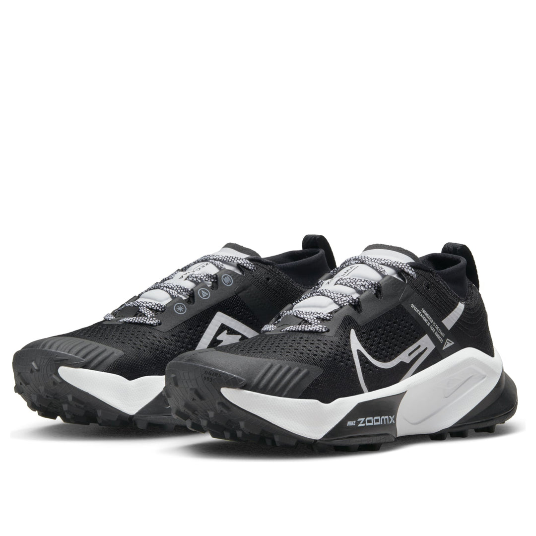 NIKE ZOOMX ZEGAMA TRAIL BLACK WHITE