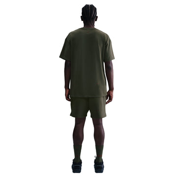 NIKE NOCTA CARDINAL FLEECE SHORTS CARGO KHAKI/TEAM RED — Stock