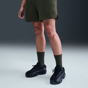 NIKE NOCTA CARDINAL FLEECE SHORTS CARGO KHAKI/TEAM RED