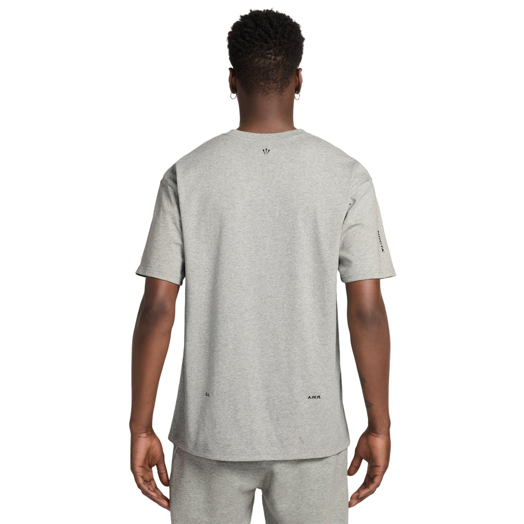 NIKE NOCTA T-SHIRT DARK GREY HEATHER/BLACK