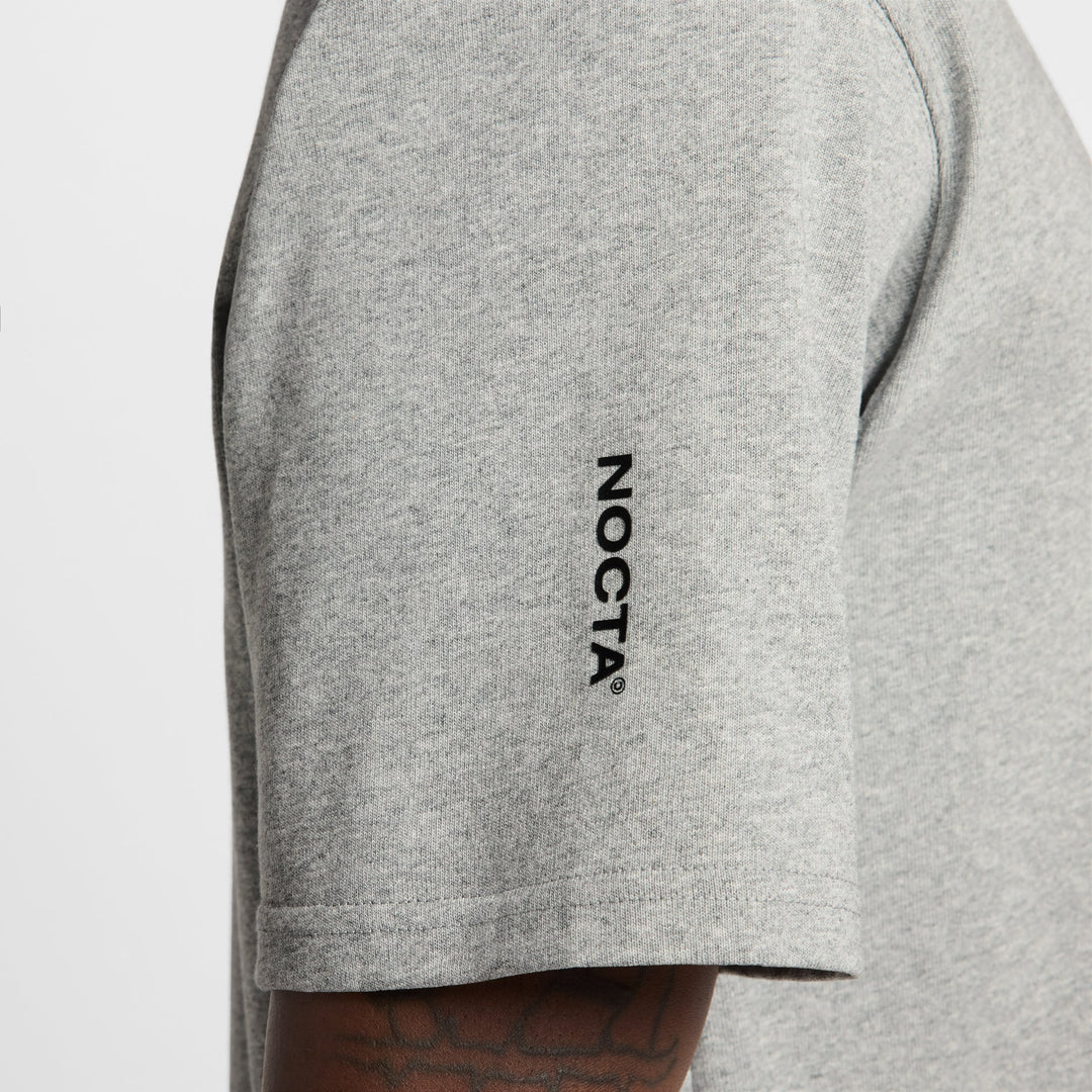 NIKE NOCTA T-SHIRT DARK GREY HEATHER/BLACK