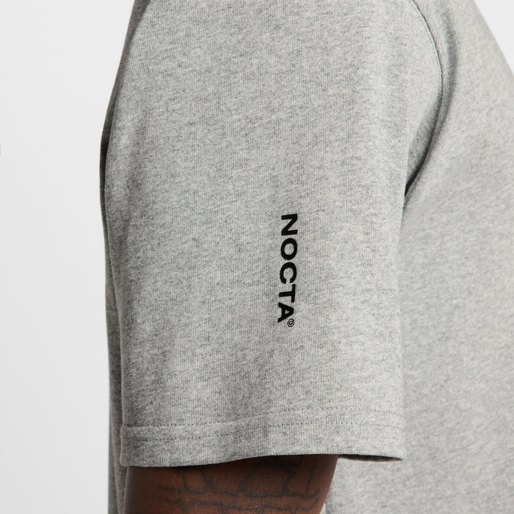 NIKE NOCTA T-SHIRT DARK GREY HEATHER/BLACK