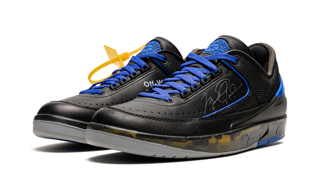 OFF-WHITE X AIR JORDAN 2 LOW BLACK