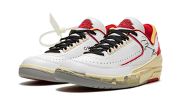 OFF-WHITE X AIR JORDAN 2 LOW WHITE RED