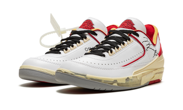 OFF-WHITE X AIR JORDAN 2 LOW WHITE RED — Stock