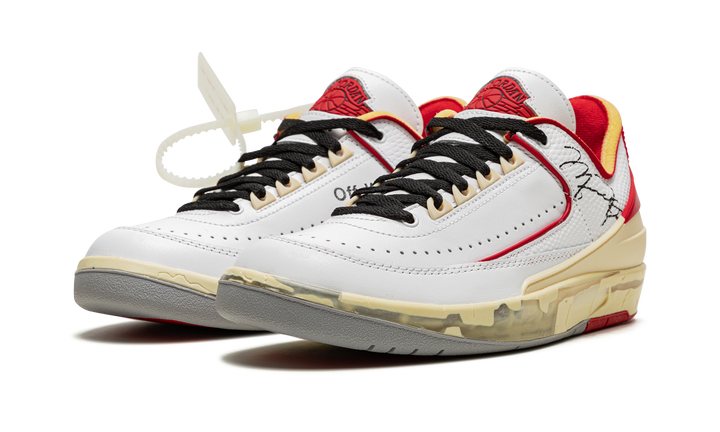 OFF-WHITE X AIR JORDAN 2 LOW WHITE RED
