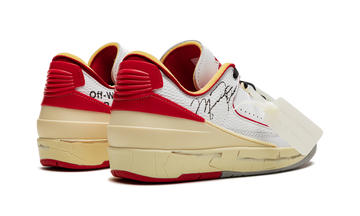 OFF-WHITE X AIR JORDAN 2 LOW WHITE RED — Stock