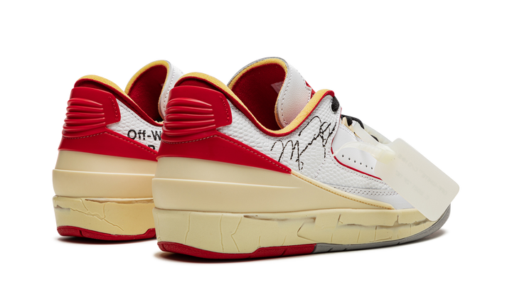 OFF-WHITE X AIR JORDAN 2 LOW WHITE RED