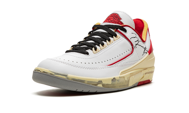 OFF-WHITE X AIR JORDAN 2 LOW WHITE RED