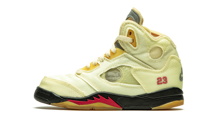 OFF-WHITE X AIR JORDAN 5 RETRO SP PS SAIL