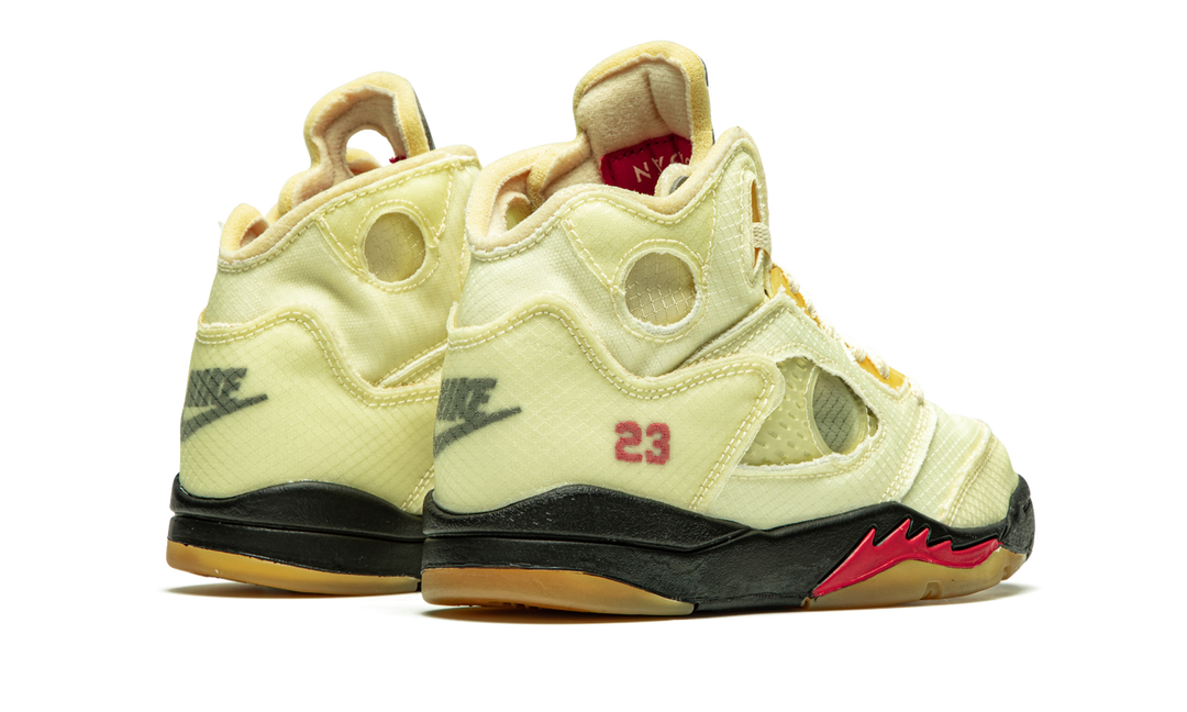 OFF-WHITE X AIR JORDAN 5 RETRO SP PS SAIL
