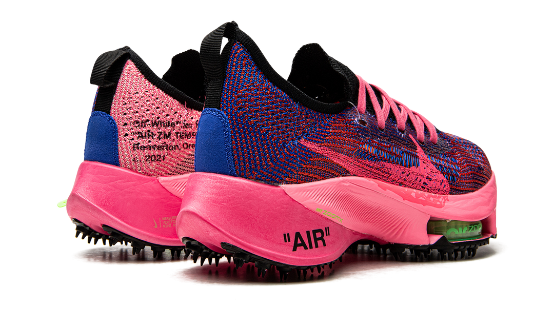 NIKE OFF-WHITE X AIR ZOOM TEMPO NEXT% PINK GLOW