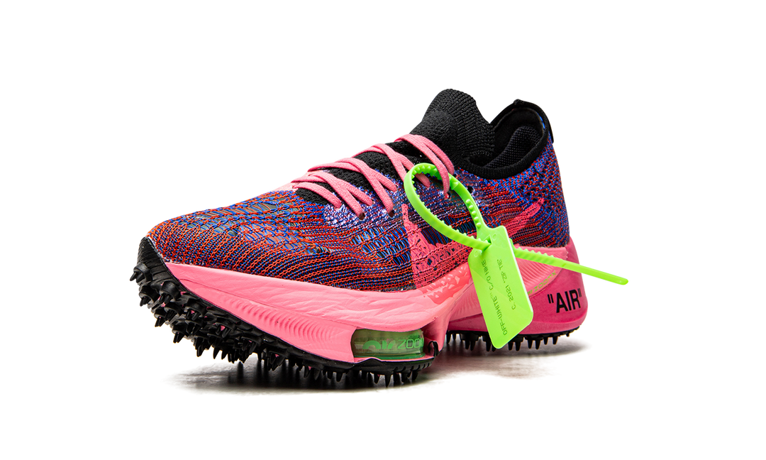 NIKE OFF-WHITE X AIR ZOOM TEMPO NEXT% PINK GLOW